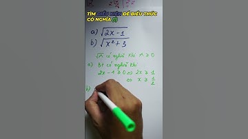 Tìm điều kiện có nghĩa của biểu thức - Tìm điều kiện xác định - vd1 #toan9 #studywithme #dieukien