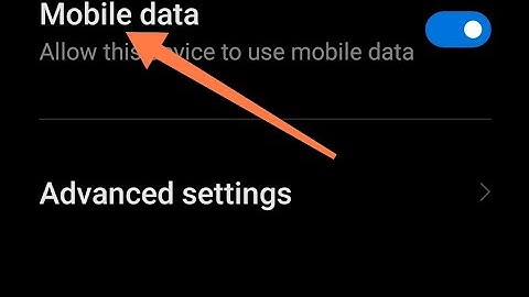 how to set mobile data redmi k20 pro, redmi K20 Pro mobile data setting
