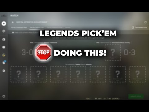 Don't make this mistake in your Legends Pick'Em!