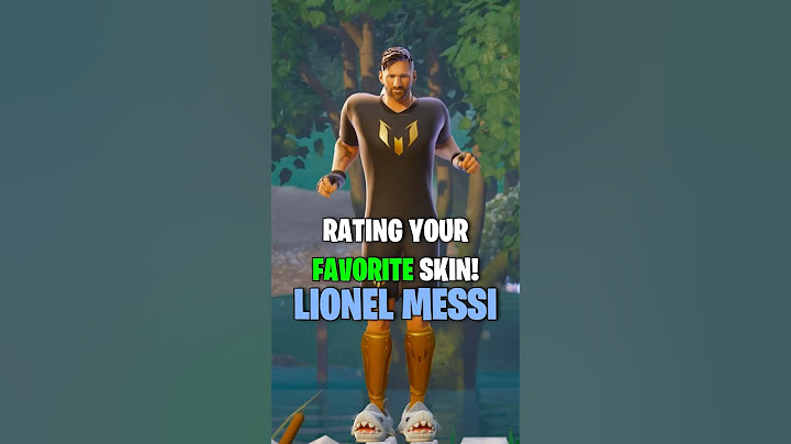 The NEW LIONEL MESSI SKIN in FORTNITE…