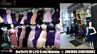 ROSER TENTACIÓN FEMENINA, EN BOGOTÁ LOS MEJORES VESTIDOS PARA Y EVENTOS ESPECIALES. - YouTube