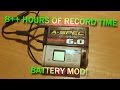 External Battery Mod for Sony Action Cams (AS200V) 8 + hours of record time