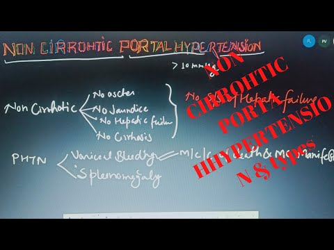 NON CIRROHTIC PORTAL HYPERTENSION