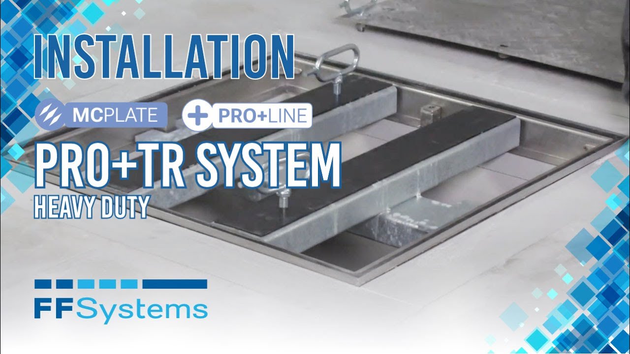 Schachtabdeckung System PRO-RI - mit Riffelblech