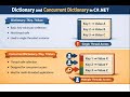 C#   Dictionary and Concurrent Dictionary Overview - .Net FAQ