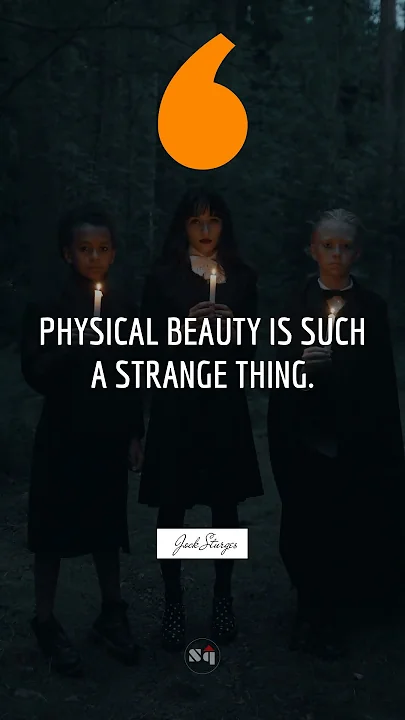 ✨ Physical beauty is such a strange thing. - Jock Sturges | #shortquote