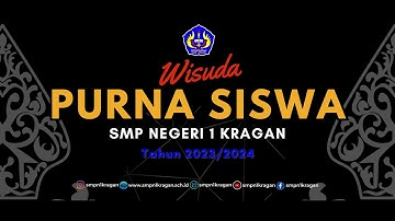 🔴LIVE STREAMING - WISUDA PURNA SISWA SMP NEGRI 1 KRAGAN TAHUN 2023/2024