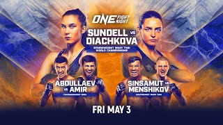 🔴 [Live In HD] ONE Fight Night 22: Sundell vs. Diachkova image