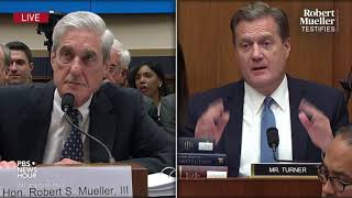 Watch Rep. Turner Says Mueller Lacks Power To Exonerate Trump Mueller Testimony