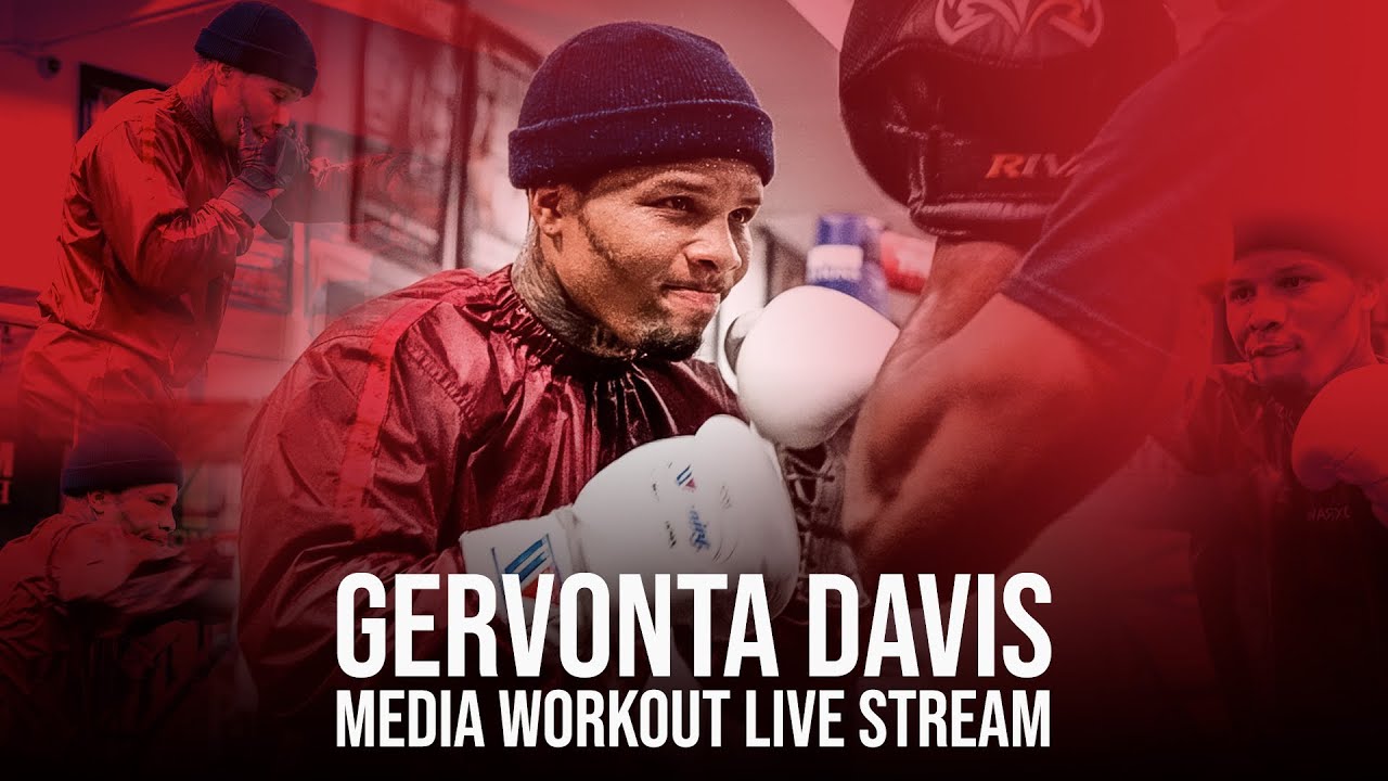 Live Stream Gervonta Davis Media Workout/ Training for Mario Barrios, 6 p.m