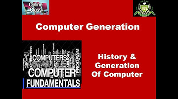 Computer Fundamental | Lecture-44 | Generation & ICs | By Javed Sir | IICS College