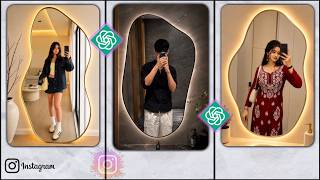 Trending Mirror Selfie Ai photo prompt | Mirror Selfie Ai Photo Editing Tutorial screenshot 2