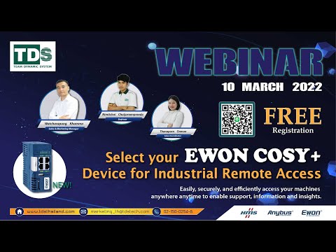 Webinar EP1 : Select your EWON COSY Device for Industrial Remote Access