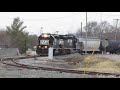 Norfolk Southern D36 at Bloomington, IL - Dec. 27, 2020