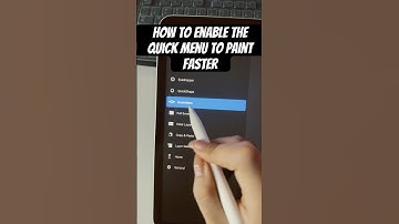 Enable the quick menu #procreate #procreatetutorials