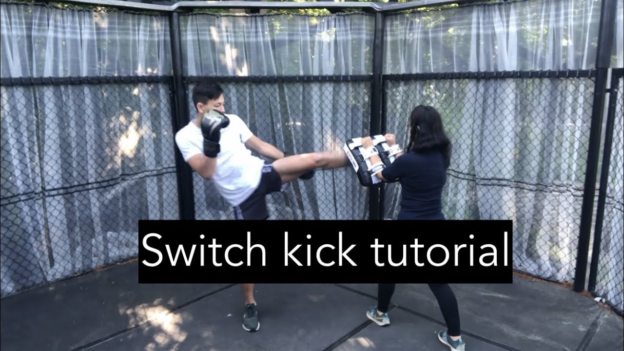 How to switch kick and different variations of the switch movement (MMA