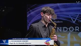 SAXFEST 2023: GIORGI DZHISHKARIANI plays Elegie Op. 44, Alexander Glazunov