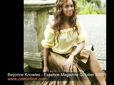 Beyonce Knowles - Photoshoot for Essence Magazine October 2005 - YouTube