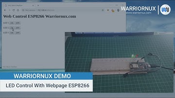 DEMO - Kontrol Led Menggunakan Webpage Webserver ESP8266
