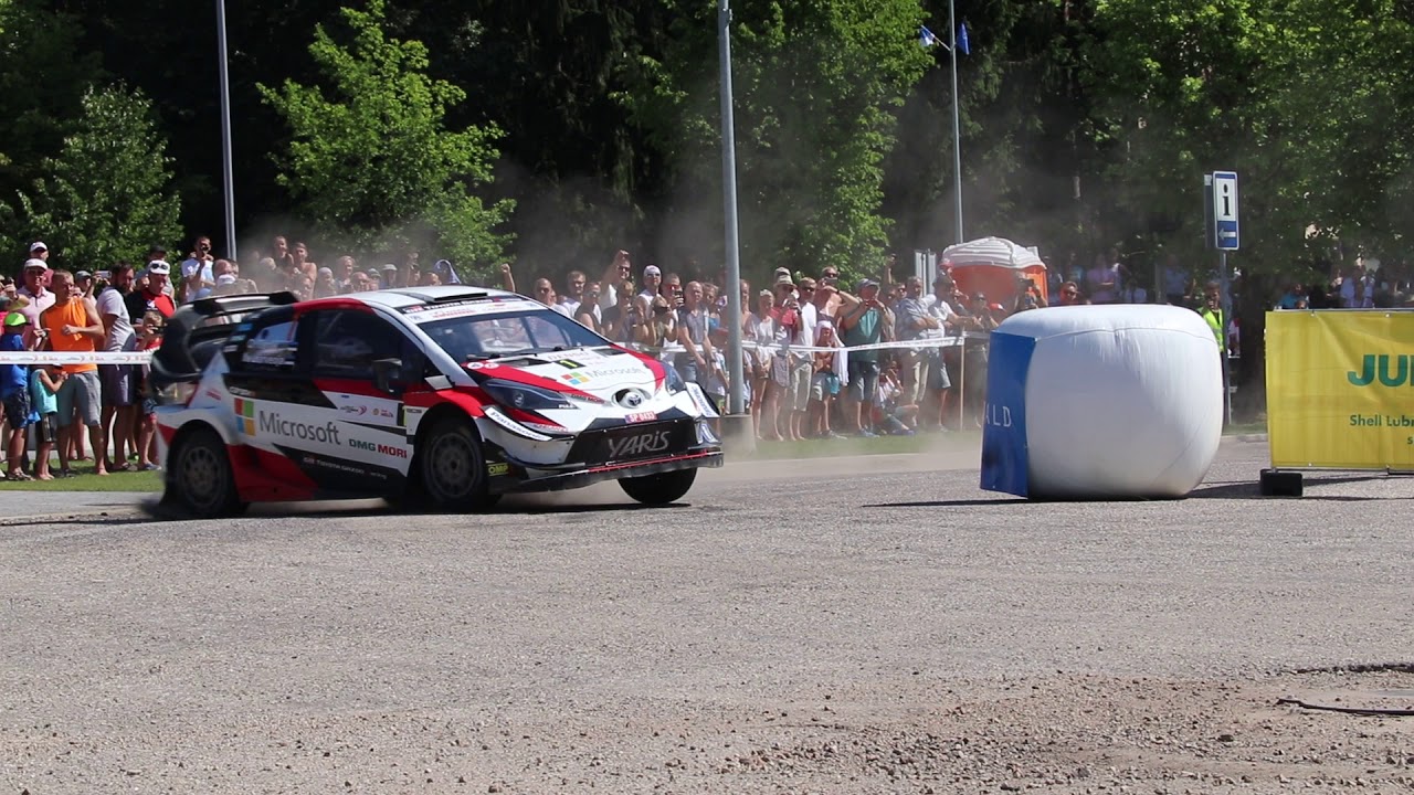 Ott Tanak celebrates victory SS16