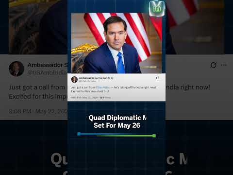 Video Marco Rubio Heads To India For Quad Foreign Ministers Meeting