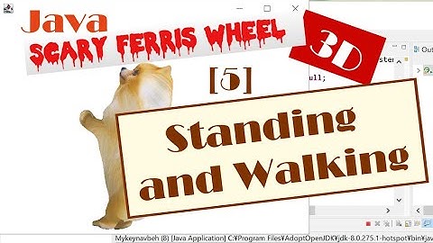 Java 3D: How to Create a 3D Model of Standing and Walking Pomeranian Leo (with Source Code)