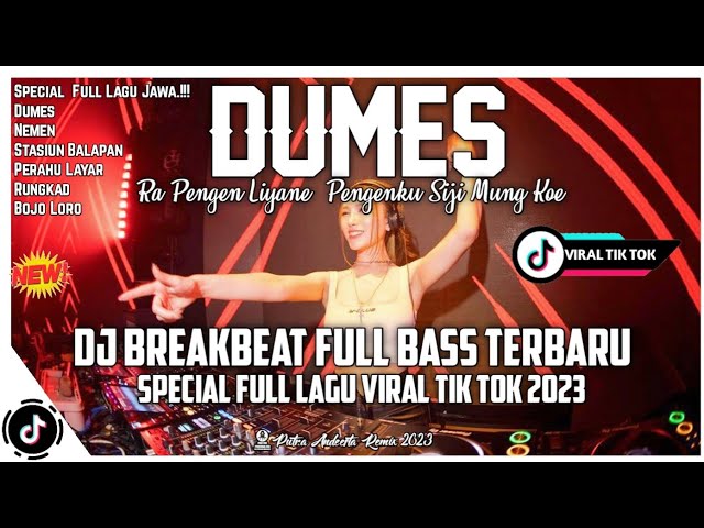 Dj Breakbeat Terbaru Viral DUMES(Ra Pengen Liyane,Pengenku Siji Mung Kowe)Full Bass  Terbaru 2023 class=