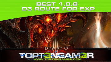 Best Patch 1.0.8 D3 MP 10 Route for EXP - Diablo 3 Experience in 1.08