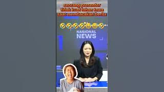detik detij‼️seorang presenter tak bisa tahan tawa saat membacakan berita⁉️ #funny #vidioviral #fyp