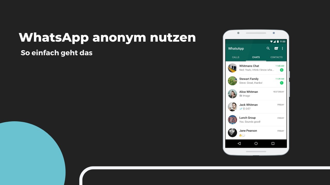 New Update WhatsApp anonym nutzen - So einfach geht das