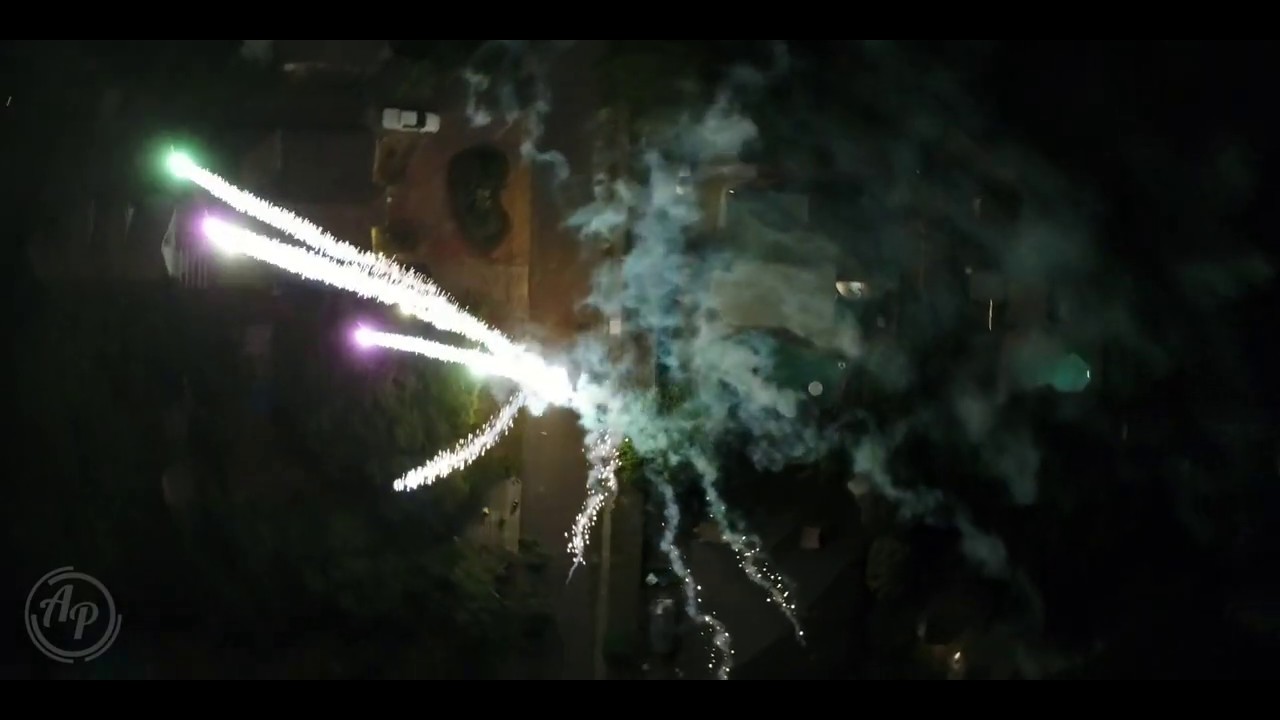 Fireworks from a different perspective...