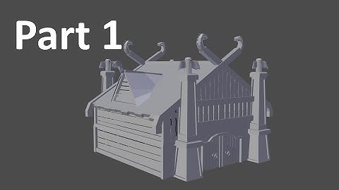 Time Lapse: Nordic Temple Part 1[Blender]