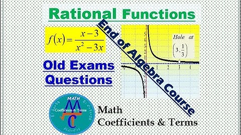 Rational Functions - Asymptotes (Old Exams Questions)
