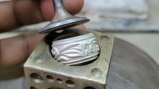 New Design Silver Ring Making 2024 ! How To Make Ring With Silver Wire