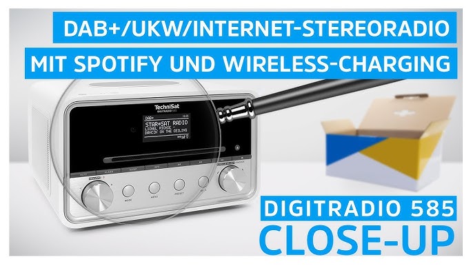 DIGITRADIO Charging | TechniSat Wireless YouTube - DAB+/UKW 584 mit | Internetradio