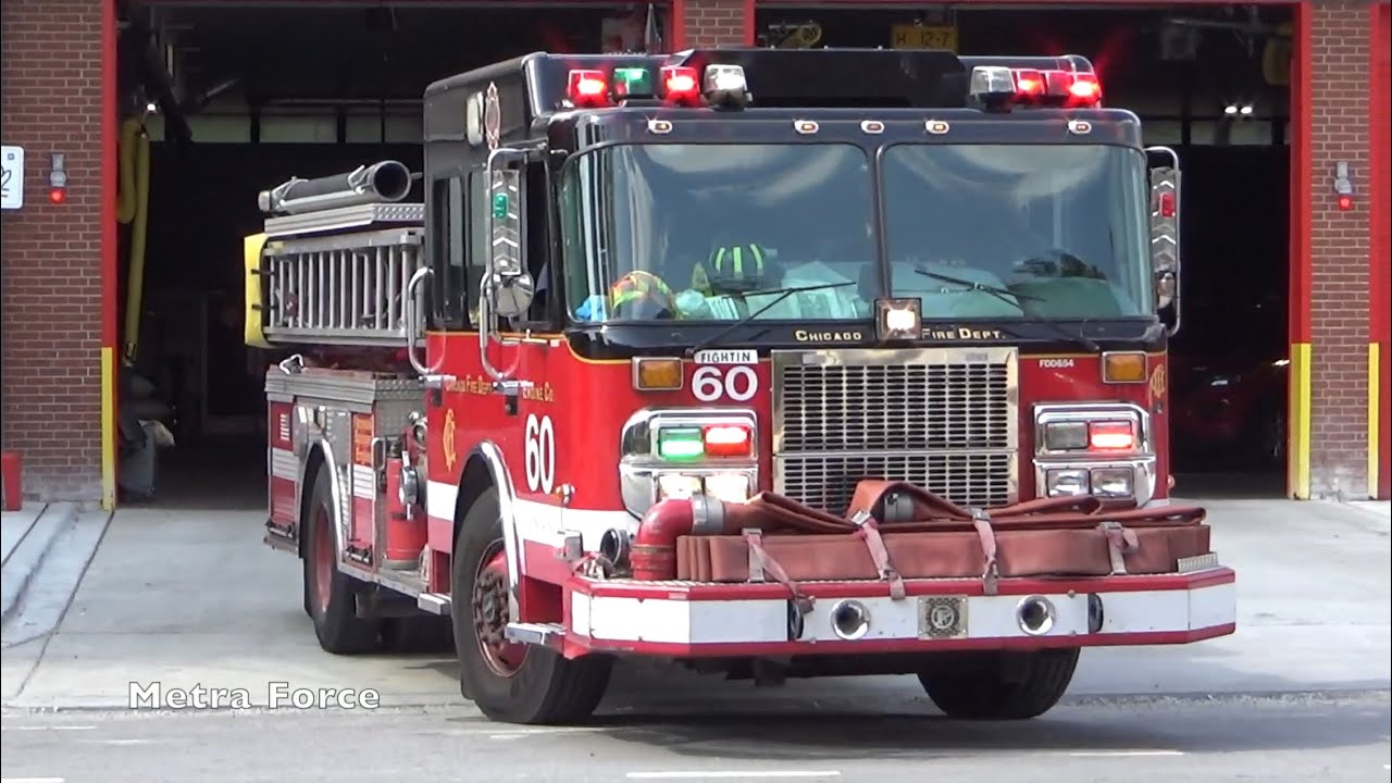 Chicago Fire Dept Engine 60 Responding YouTube