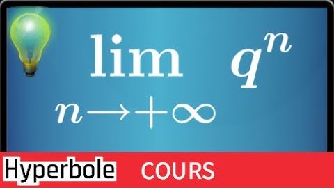 limite de suite géométrique - comprendre le cours et exemple - terminale S Maths