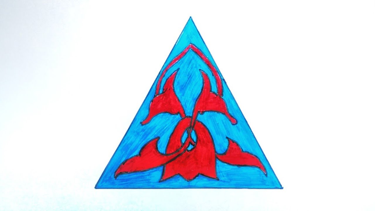 رسم سهل رسم تحوير الوحدة الزخرفية النباتية - YouTube