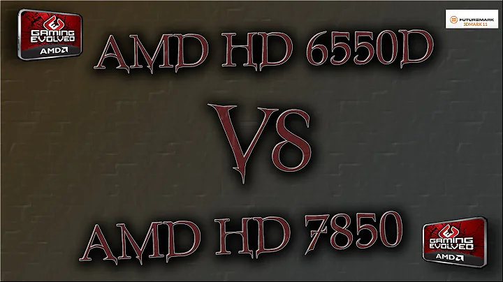 So sánh hiệu năng card đồ họa AMD Radeon™ HD 7850 và HD 6550D