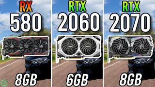 RX 580 8GB vs RTX 2060 vs RTX 2070 - Tested in 2023