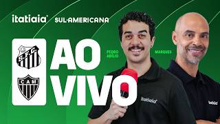 ATLÉTICO X SANTOS AO VIVO NA ITATIAIA | REACT DA COPA SUL-AMERICANA | QUARTAS DE FINAL