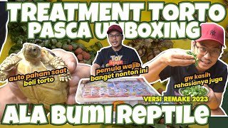 TREATMENT TORTO PASCA UNBOXING & PERAWATAN WAJIB KETIKA SAMPAI❗❗