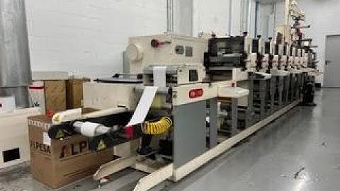 2011 Nilpeter FB 3300 Servo - 8 Colour, UV Flexo Label Press