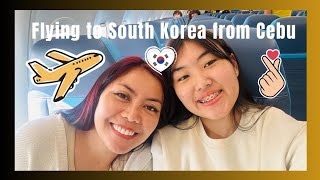 Flying to South Korea from Cebu ✈️🇰🇷