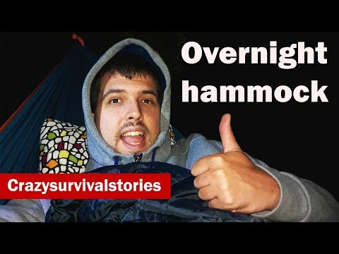 Solo overnight hammock camp 🏕️