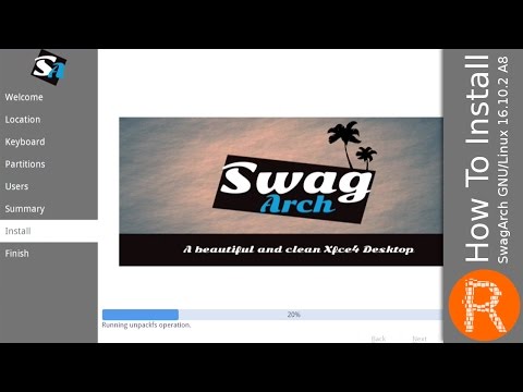 How To Install SwagArch GNU/Linux 16.10.2 A8