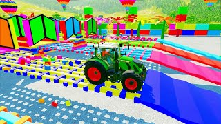 TRANSPORTING TRACTOR OF COLORS WITH MAN TRUCKS  - FARM SIMULATOR 22 #1 by PONIJAN FARM 212 views 1 month ago 9 minutes, 35 seconds