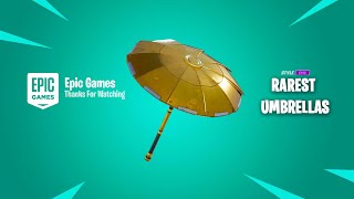 Rarest Victory Umbrellas In Fortnite
