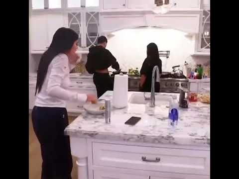 Kylie Jenner Eating Shrimp Tacos 