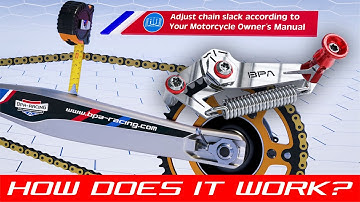 How to adjust the chain slack of my Motorcycle using the BPA-Racing Slack Adjuster Tool?